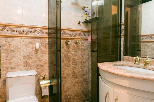 Banheiro da Suíte 1 de apartamento à venda com 3 quartos, 181m² em Tatuapé, São Paulo