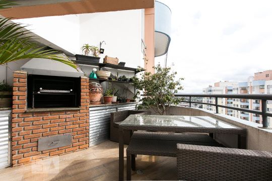 Varanda Gourmet (Sala 1) de apartamento à venda com 3 quartos, 181m² em Tatuapé, São Paulo