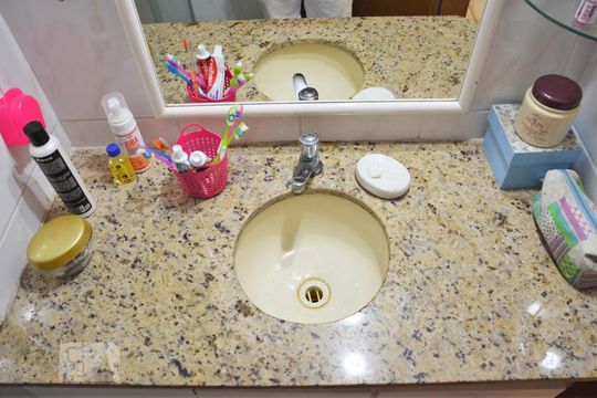 Banheiro da Suíte de apartamento à venda com 3 quartos, 67m² em Pechincha, Rio de Janeiro