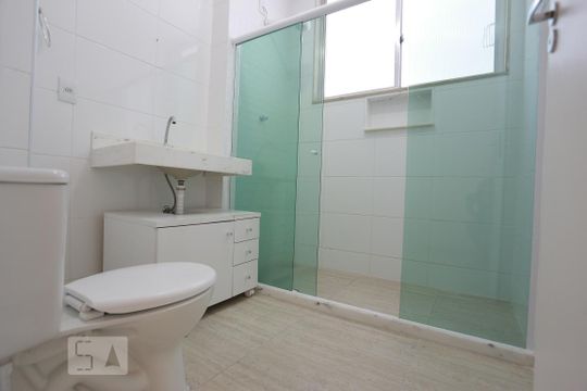 Banheiro Social de apartamento para alugar com 2 quartos, 62m² em Tijuca, Rio de Janeiro