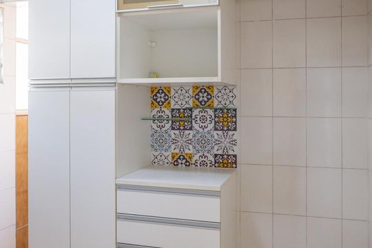 Cozinha de apartamento para alugar com 1 quarto, 44m² em Perdizes, São Paulo