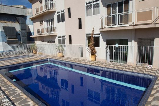 Área Comum - Piscina de apartamento para alugar com 1 quarto, 44m² em Jardim Paulistano, Ribeirão Preto