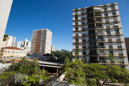 Vista da Varanda da Sala de apartamento para alugar com 1 quarto, 55m² em Centro, Ribeirão Preto