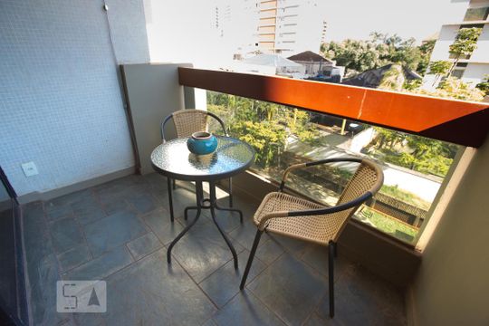 Varanda da Sala de apartamento para alugar com 1 quarto, 55m² em Centro, Ribeirão Preto