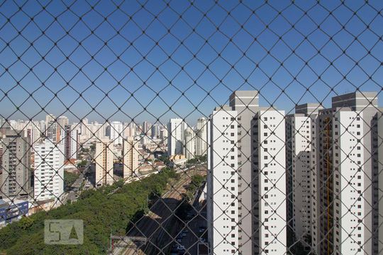 Varanda da Sala - Vista de apartamento para alugar com 2 quartos, 57m² em Barra Funda, São Paulo