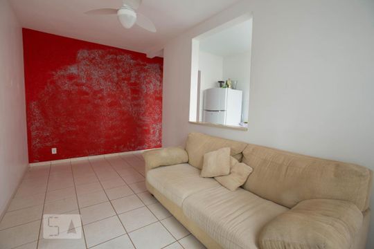 Sala de apartamento para alugar com 2 quartos, 48m² em Parque dos Lagos, Ribeirão Preto