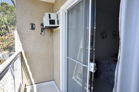 Varanda da Suíte 1 de casa de condomínio à venda com 2 quartos, 180m² em Taquara, Rio de Janeiro