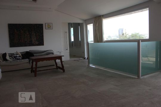 Sala Cobertura de apartamento para alugar com 4 quartos, 350m² em Barra da Tijuca, Rio de Janeiro