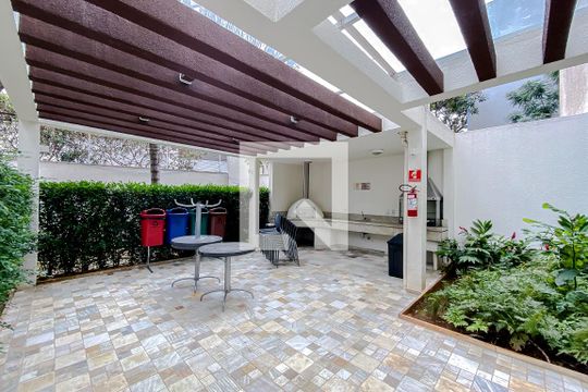 Área comum - Churrasqueira de apartamento para alugar com 1 quarto, 34m² em Brás, São Paulo