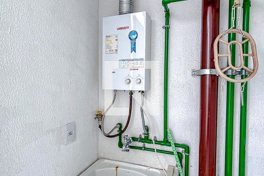 Área de Serviço de apartamento para alugar com 1 quarto, 34m² em Brás, São Paulo