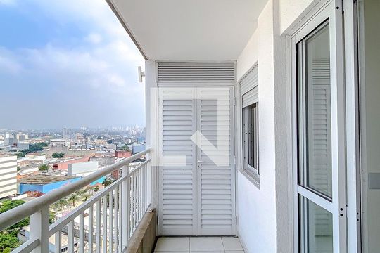 Varanda da Sala de apartamento para alugar com 1 quarto, 34m² em Brás, São Paulo
