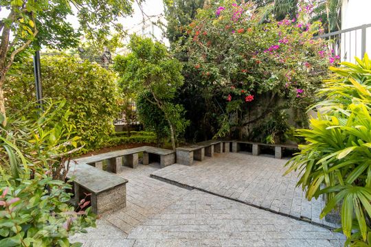 Área comum - jardim de apartamento à venda com 2 quartos, 96m² em Vila Madalena, São Paulo