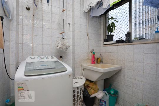 Área de Serviço de apartamento à venda com 2 quartos, 67m² em Cidade Nova, Rio de Janeiro