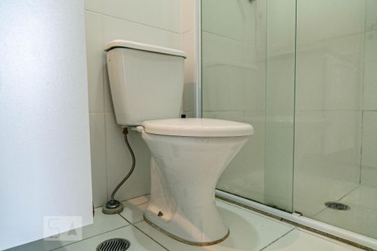 Banheiro da Suíte de apartamento à venda com 2 quartos, 60m² em Vila Andrade, São Paulo