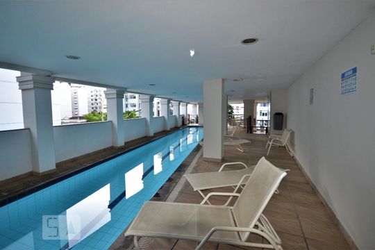 Área comum - Piscina de apartamento à venda com 1 quarto, 100m² em Laranjeiras, Rio de Janeiro