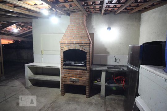 Área comum - Churrasqueira de apartamento à venda com 2 quartos, 65m² em Centro, Diadema