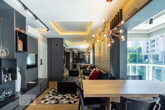 Apartamento para alugar com 1 quarto, 49m² em Jardim Paulistano, São Paulo