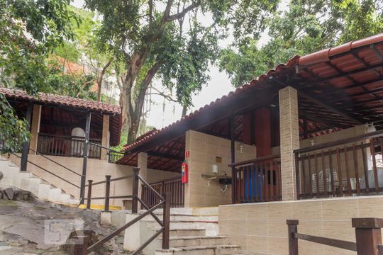 Área comum - Churrasqueira de apartamento à venda com 3 quartos, 98m² em Tijuca, Rio de Janeiro