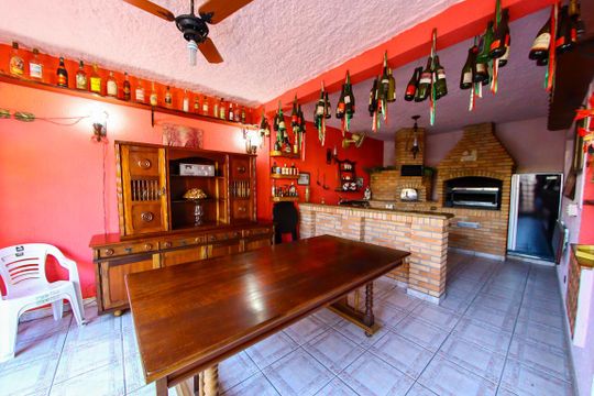 Área comum - Churrasqueira de casa para alugar com 5 quartos, 600m² em Vila Rosália, Guarulhos