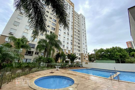 Área comum - Piscina de apartamento para alugar com 2 quartos, 80m² em Mauá, Novo Hamburgo