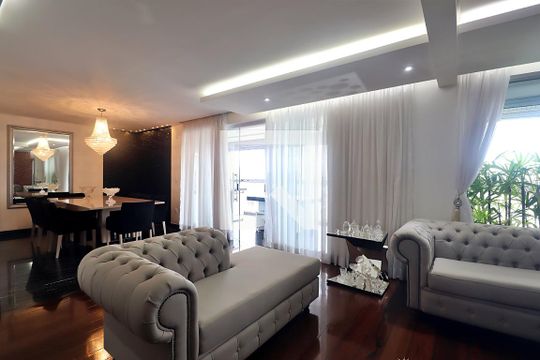 Sala de apartamento à venda com 3 quartos, 227m² em Jardim , Santo André