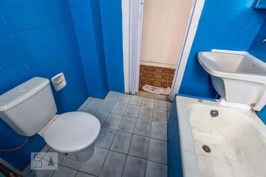 Banheiro de apartamento para alugar com 1 quarto, 40m² em Bela Vista, São Paulo