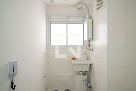 Área de Serviço de apartamento para alugar com 2 quartos, 56m² em Cerâmica, São Caetano do Sul
