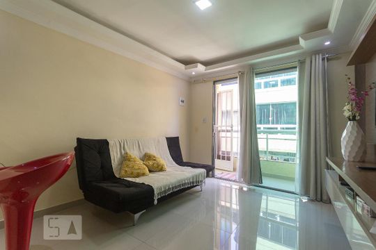 Sala de apartamento à venda com 2 quartos, 65m² em Itanhangá, Rio de Janeiro