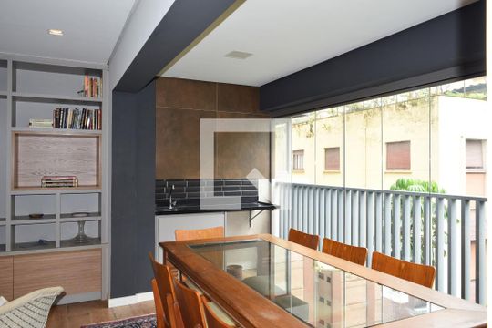 Varanda  de kitnet/studio para alugar com 1 quarto, 55m² em Jardim Paulista, São Paulo