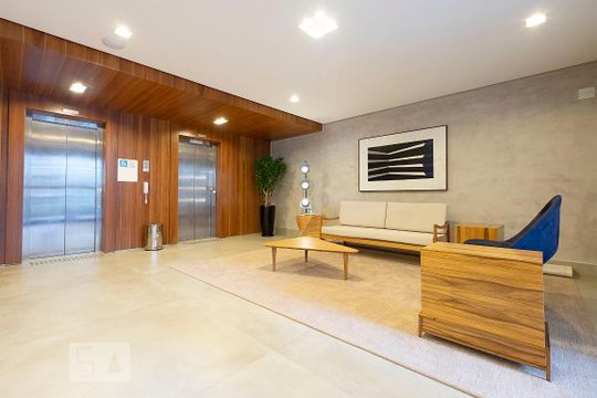 Área comum de kitnet/studio para alugar com 1 quarto, 55m² em Jardim Paulista, São Paulo