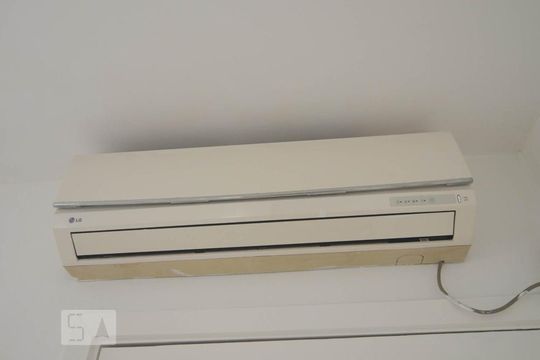 Sala - Ar Condicionado de casa de condomínio para alugar com 2 quartos, 77m² em Rio Branco, Canoas