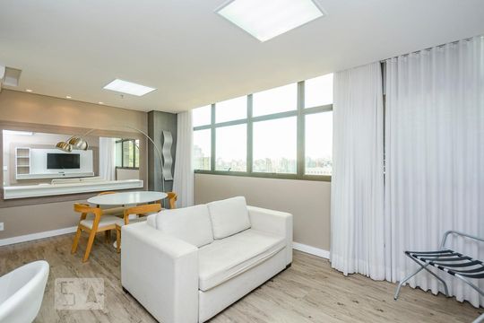 Sala de apartamento para alugar com 1 quarto, 52m² em Luxemburgo, Belo Horizonte