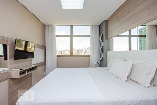 Suíte de apartamento para alugar com 1 quarto, 52m² em Luxemburgo, Belo Horizonte
