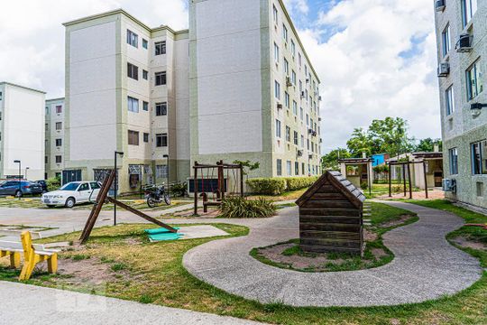 Área Comum - Playground de apartamento à venda com 2 quartos, 42m² em Santos Dumont, São Leopoldo