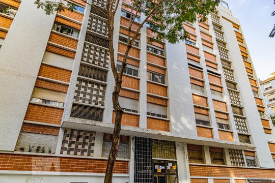 Fachada de apartamento à venda com 2 quartos, 63m² em Vila Buarque, São Paulo