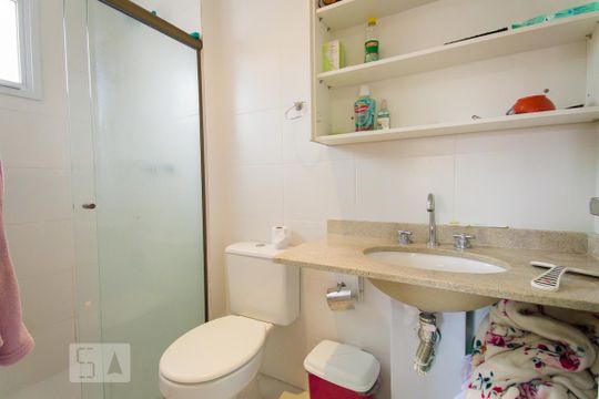 Banheiro da Suíte de apartamento à venda com 2 quartos, 68m² em Sacoma, São Paulo