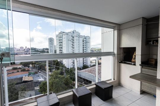 Varanda Sala Gourmet de apartamento à venda com 2 quartos, 60m² em Vila Prudente, São Paulo