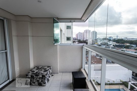 Varanda Sala Gourmet de apartamento à venda com 2 quartos, 60m² em Vila Prudente, São Paulo