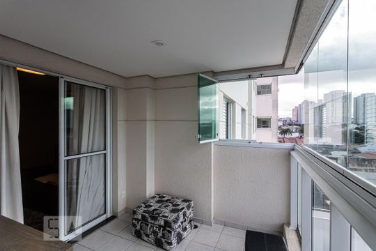 Varanda Sala Gourmet de apartamento à venda com 2 quartos, 60m² em Vila Prudente, São Paulo