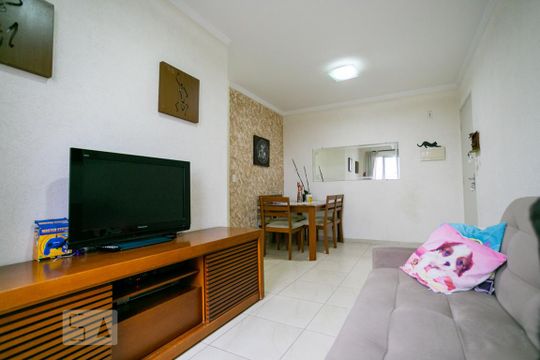 Sala de apartamento à venda com 2 quartos, 49m² em Vila Roque, São Paulo