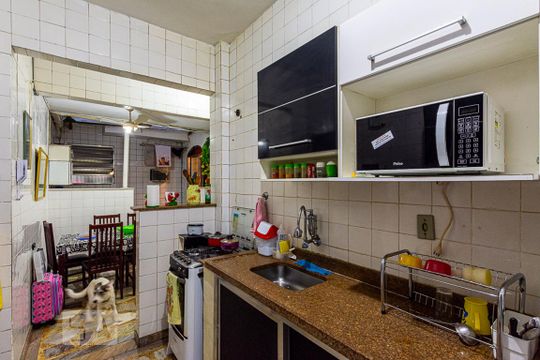 Cozinha de apartamento à venda com 3 quartos, 115m² em Fonseca, Niterói