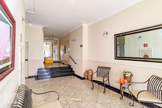 Hall de Entrada de apartamento à venda com 1 quarto, 44m² em Vila Clementino, São Paulo