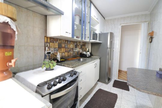 Cozinha de apartamento para alugar com 2 quartos, 57m² em Brás, São Paulo