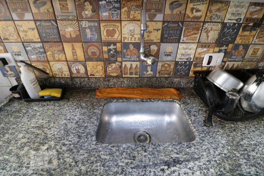 Cozinha - pia de apartamento para alugar com 2 quartos, 57m² em Brás, São Paulo