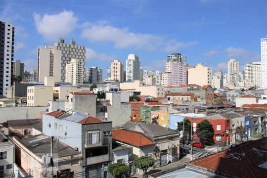 Vista da varanda gourmet de apartamento para alugar com 2 quartos, 67m² em Barra Funda, São Paulo