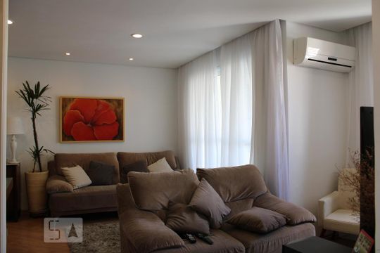 Sala de apartamento para alugar com 2 quartos, 67m² em Barra Funda, São Paulo