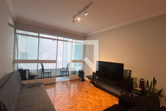 Sala de TV de apartamento à venda com 2 quartos, 95m² em Cerqueira César, São Paulo