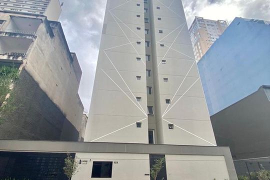 Fachada de apartamento à venda com 1 quarto, 28m² em República, São Paulo