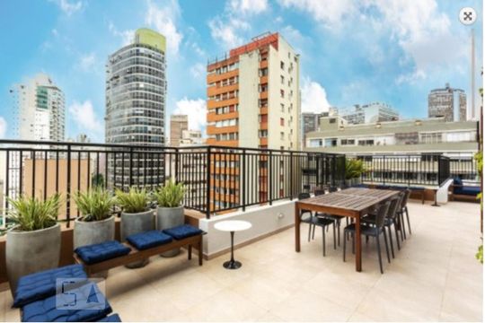 Área comum de kitnet/studio à venda com 1 quarto, 22m² em Centro Histórico de São Paulo, São Paulo