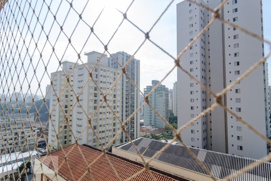 Vista da Sacada de apartamento à venda com 1 quarto, 53m² em Vila Clementino, São Paulo